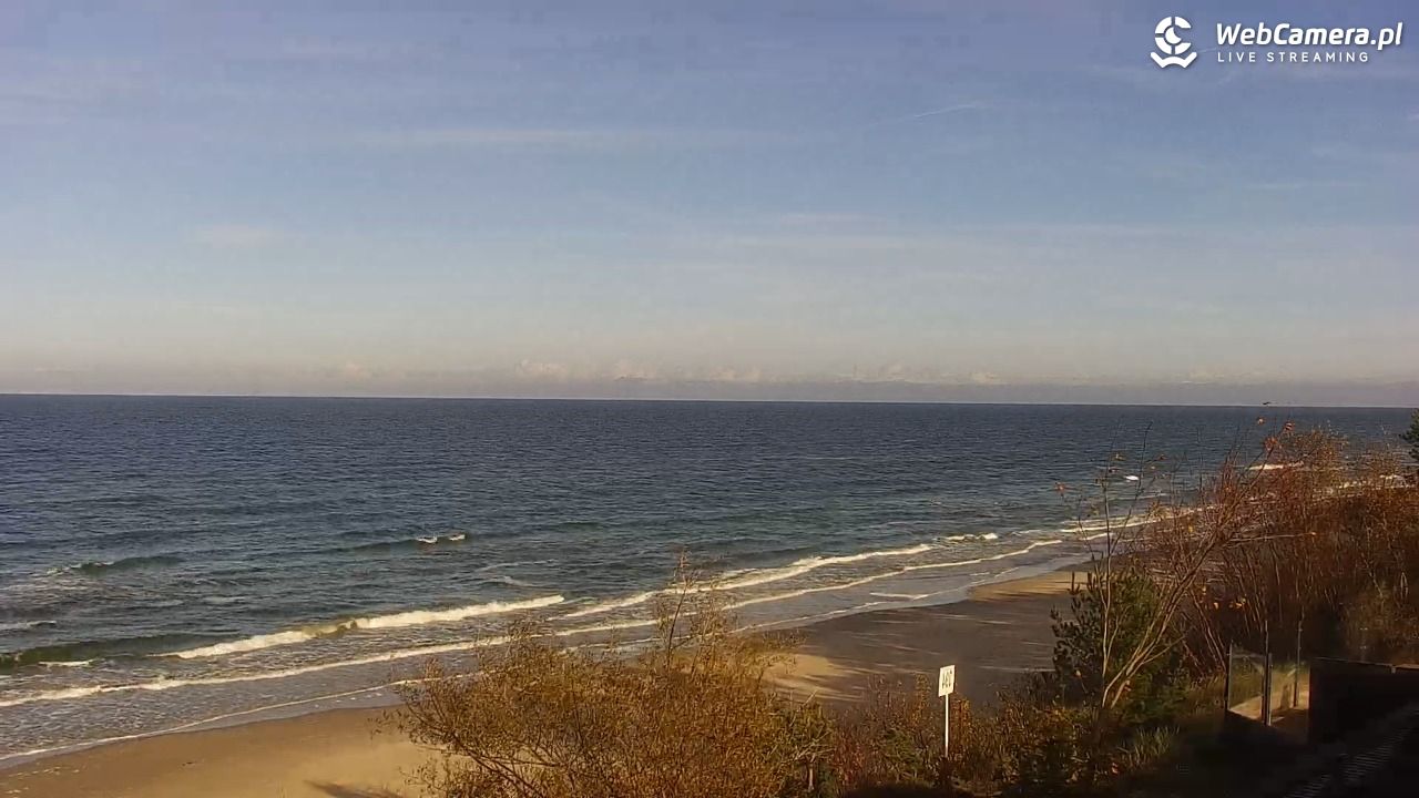 Międzywodzie - widok na plażę - 31 październik 2025, 10:12