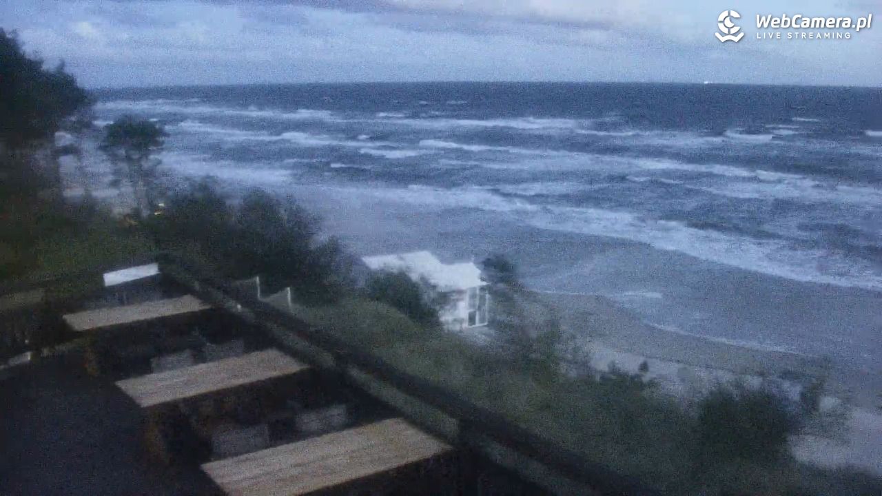 Międzywodzie - widok na plażę - 29 lipiec 2025, 04:15