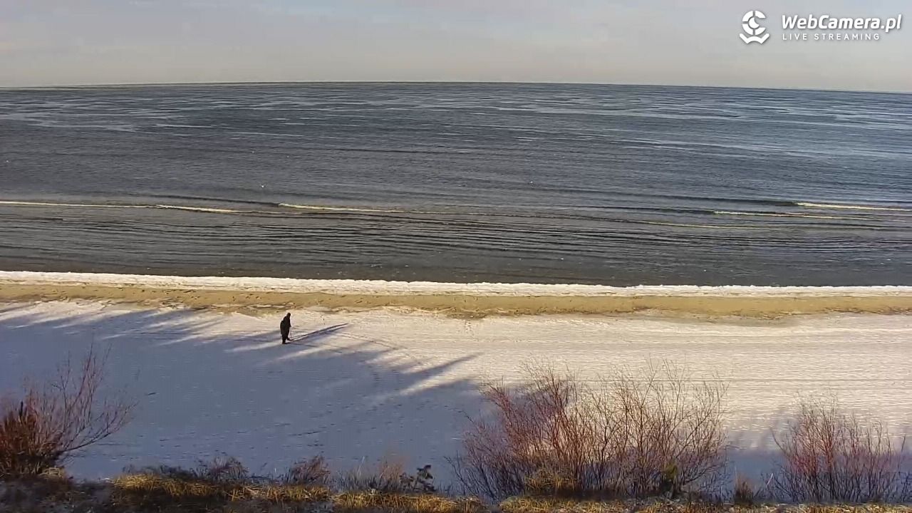Międzywodzie - widok na plażę - 01 luty 2026, 12:32