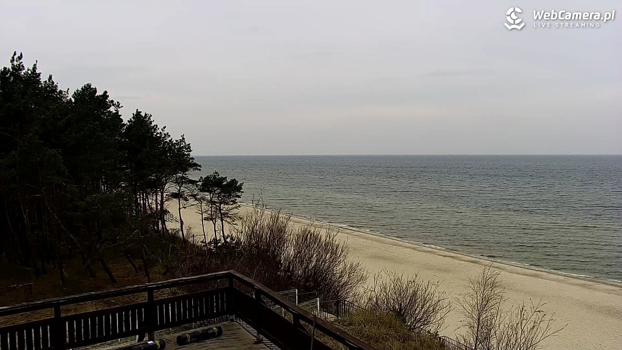 Międzywodzie - widok na plażę - 24 marzec 2026, 13:55