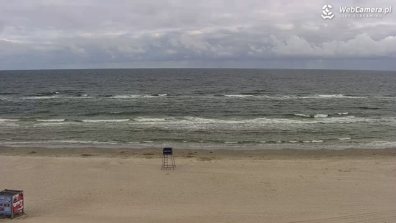 Międzywodzie - widok na plażę - 07 sierpień 2026, 07:21