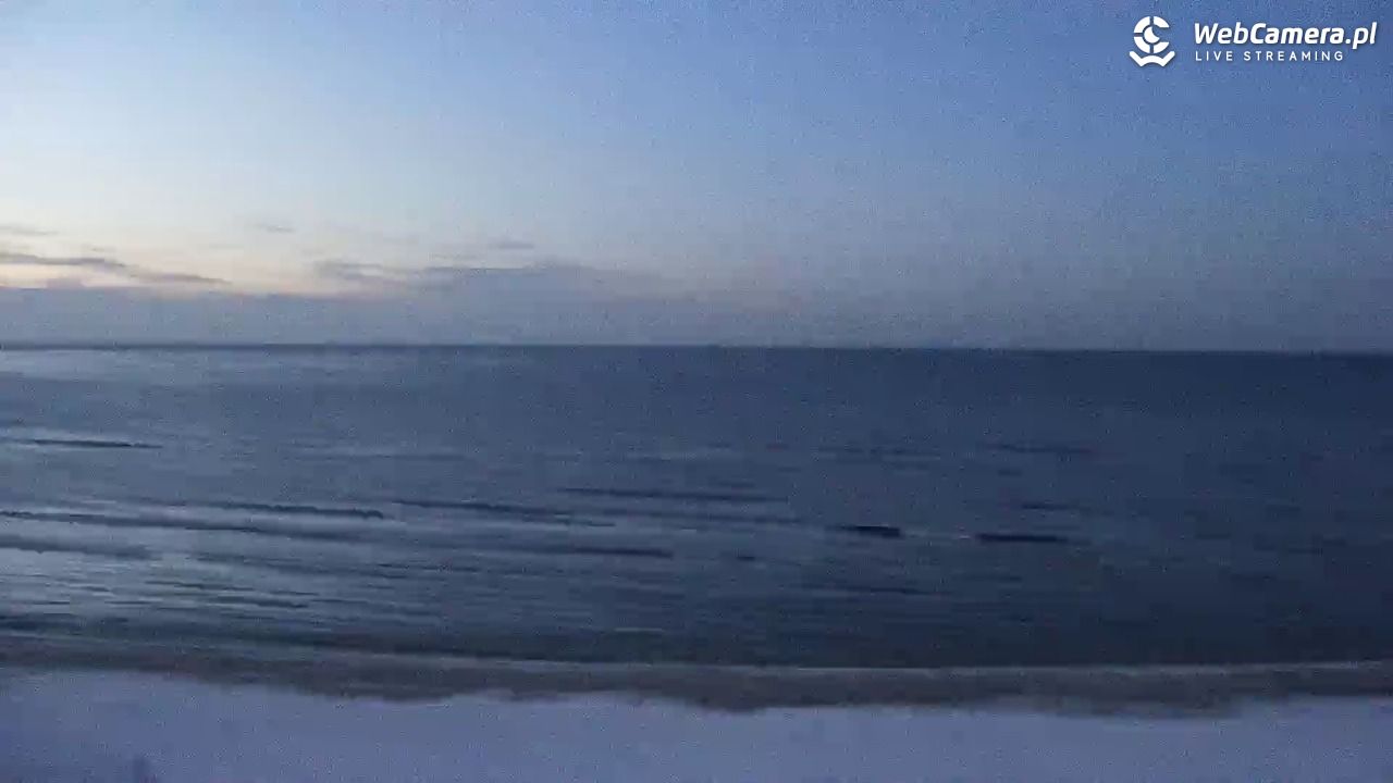 Międzywodzie - widok na plażę - 31 styczeń 2026, 17:34