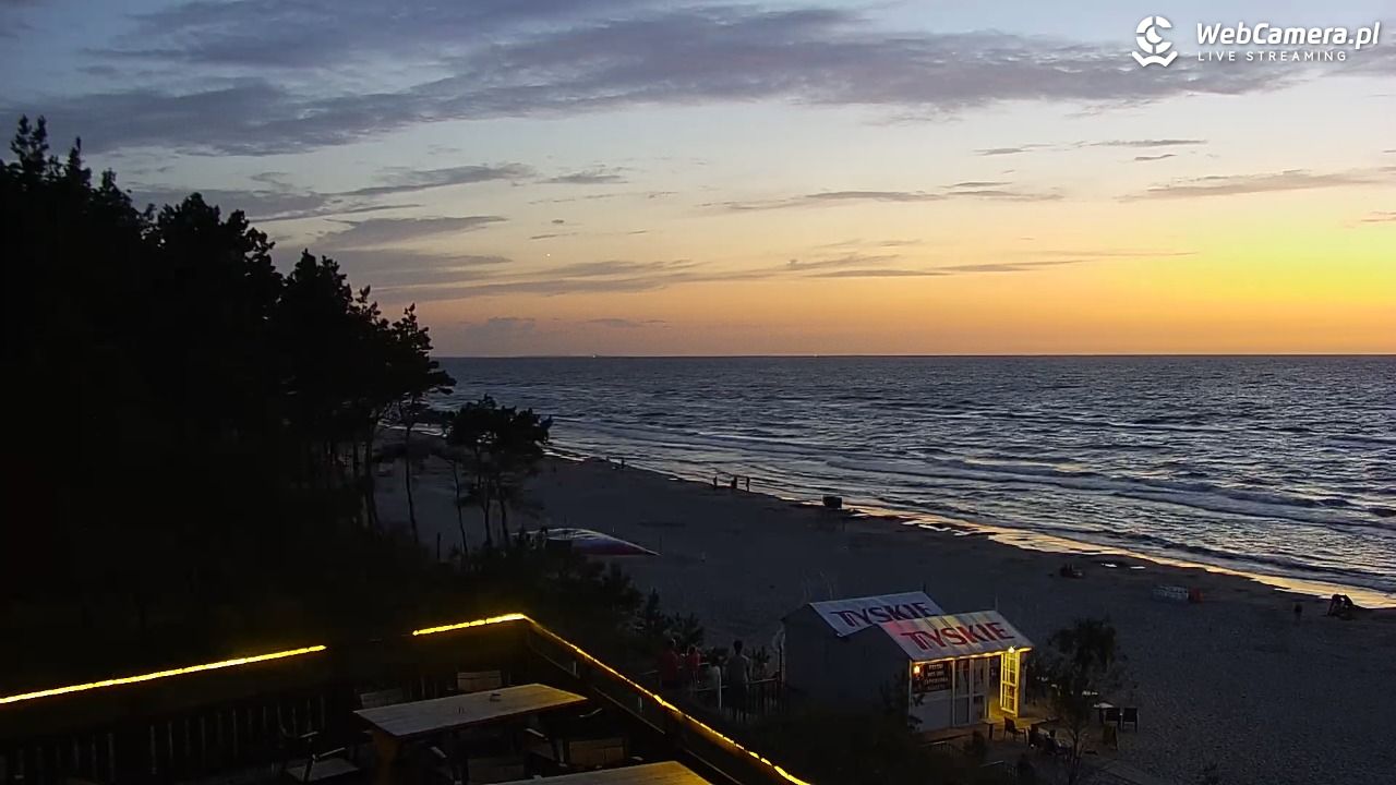 Międzywodzie - widok na plażę - 06 sierpień 2026, 21:30