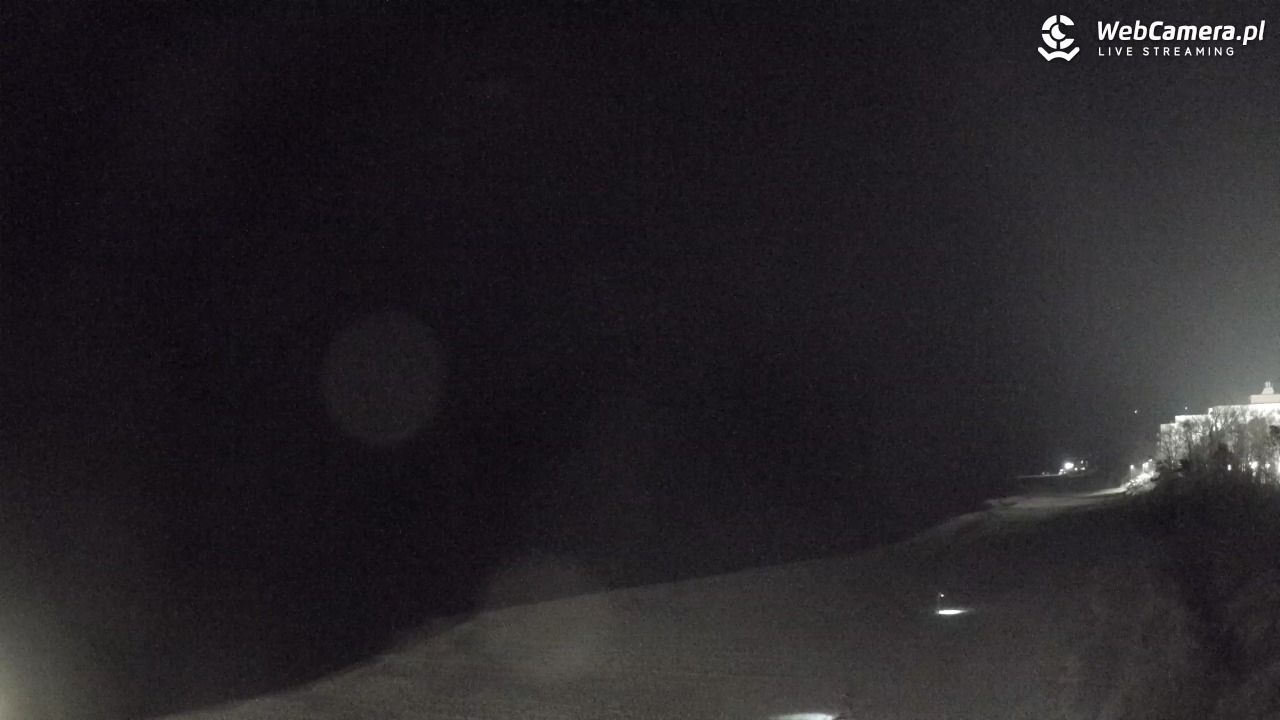 Międzyzdroje - widok na wschodnią stronę plaży - 16 grudzień 2025, 22:40