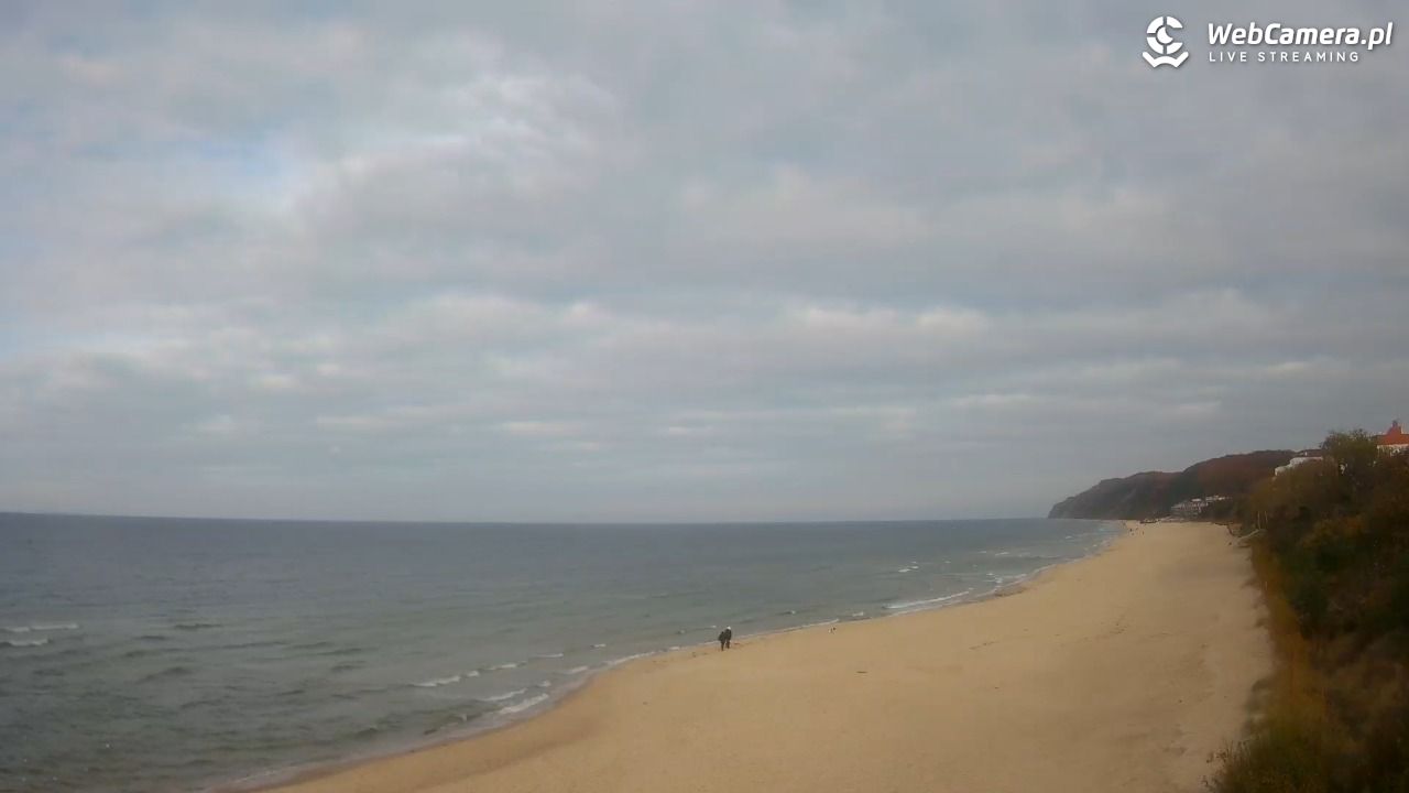 Międzyzdroje - widok na wschodnią stronę plaży - 03 listopad 2025, 13:43
