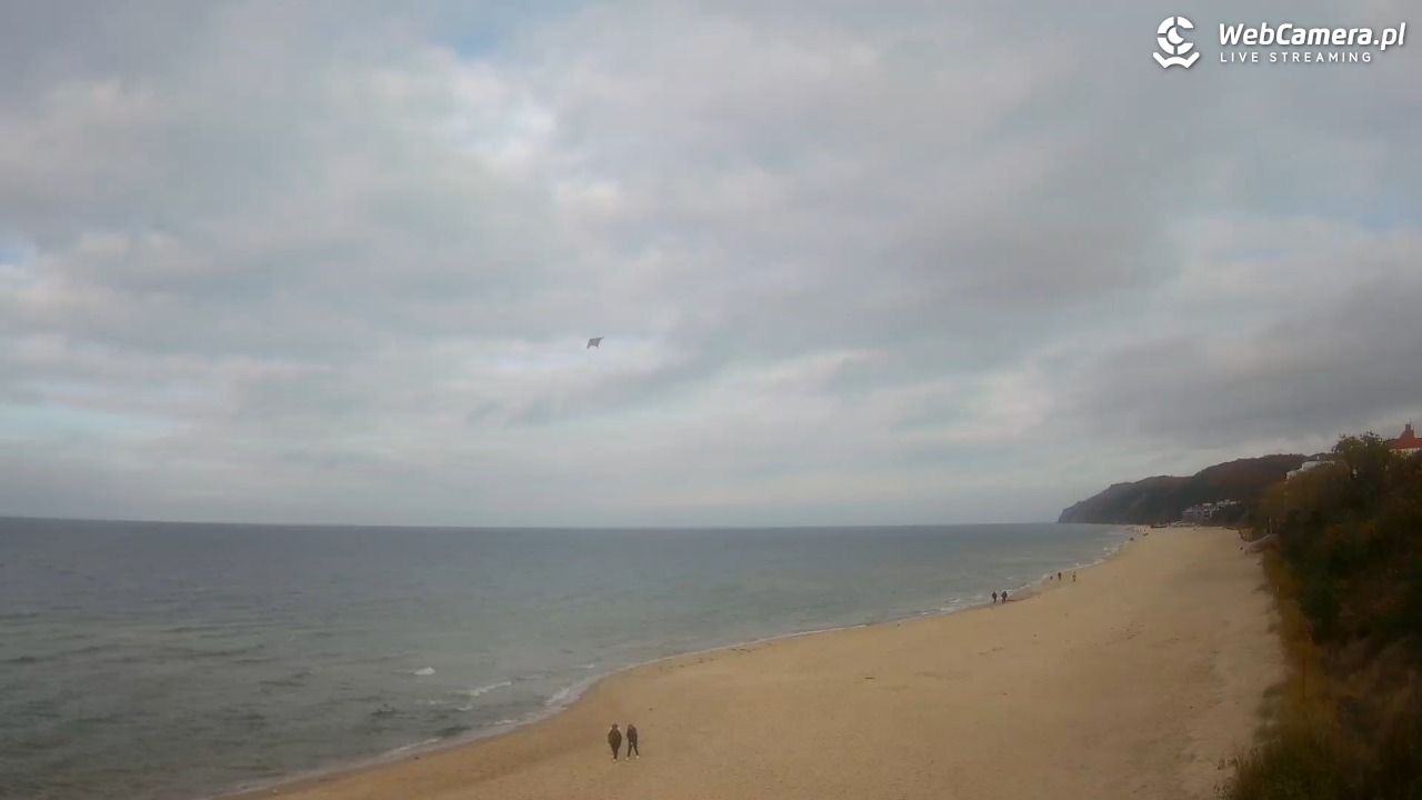 Międzyzdroje - widok na wschodnią stronę plaży - 03 listopad 2025, 12:52