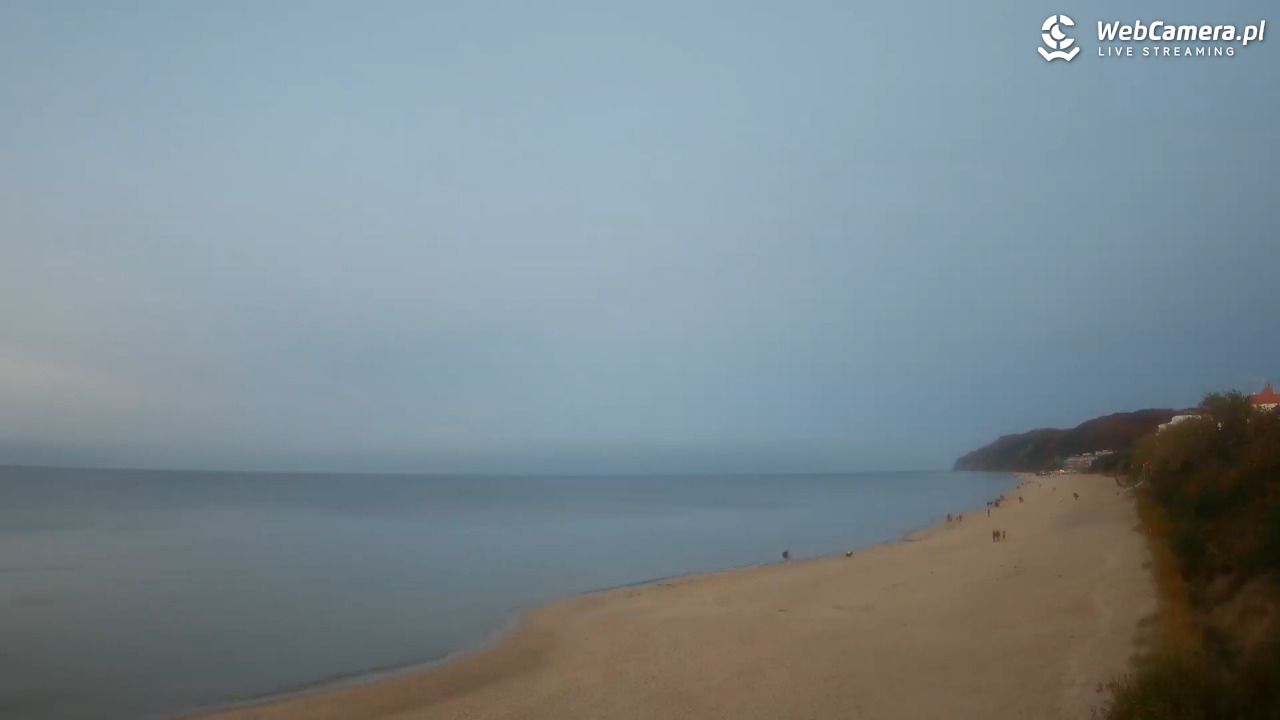 Międzyzdroje - widok na wschodnią stronę plaży - 02 listopad 2025, 16:44