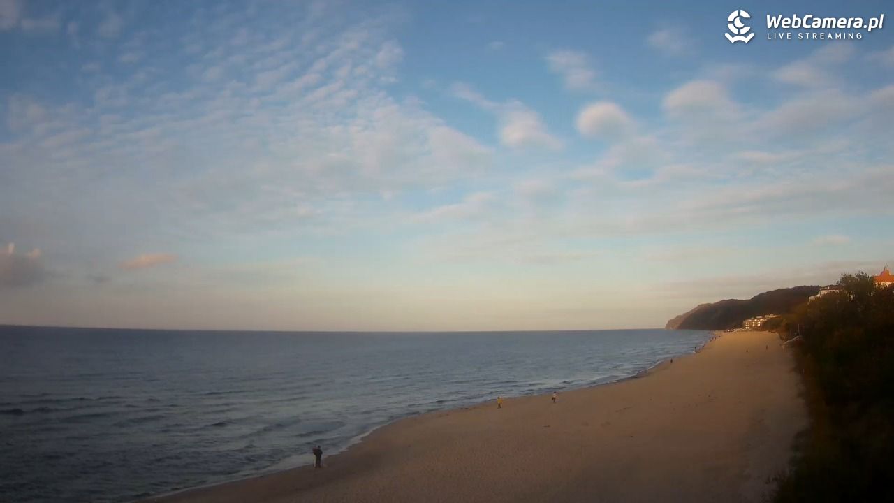 Międzyzdroje - widok na wschodnią stronę plaży - 03 listopad 2025, 15:24