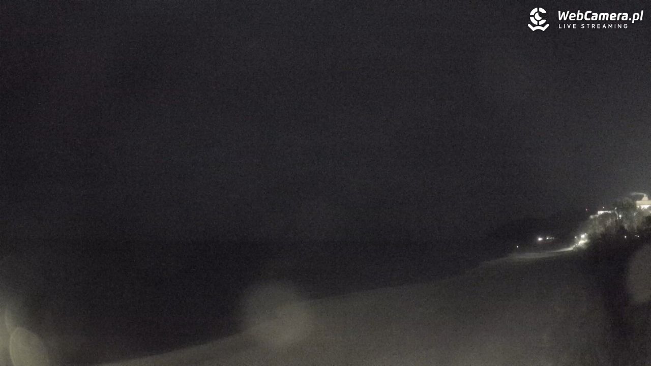 Międzyzdroje - widok na wschodnią stronę plaży - 02 listopad 2025, 22:40