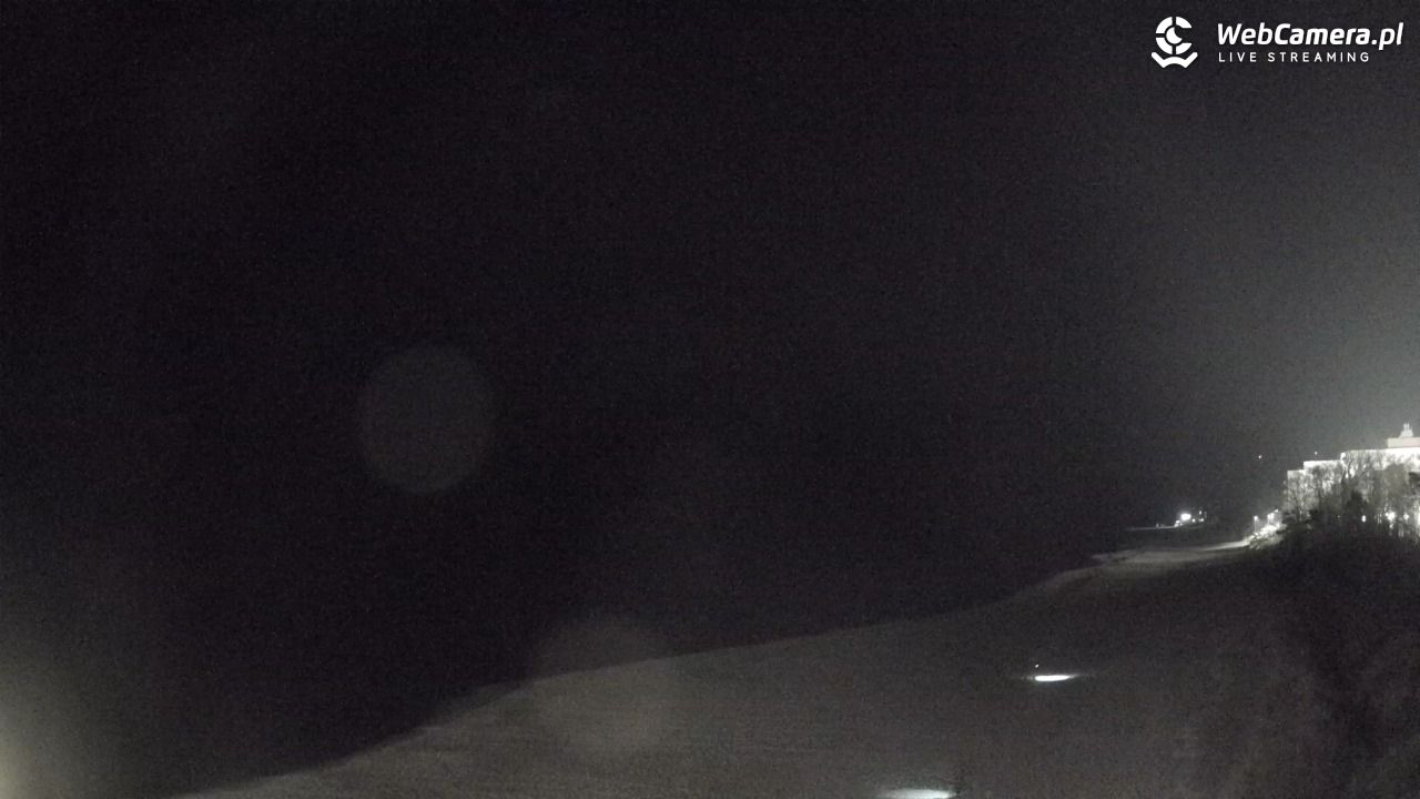 Międzyzdroje - widok na wschodnią stronę plaży - 16 grudzień 2025, 22:40