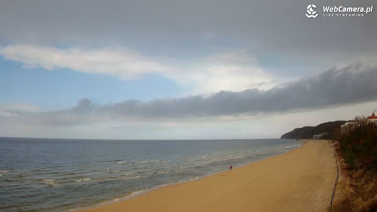 Międzyzdroje - widok na wschodnią stronę plaży - 31 marzec 2026, 14:29