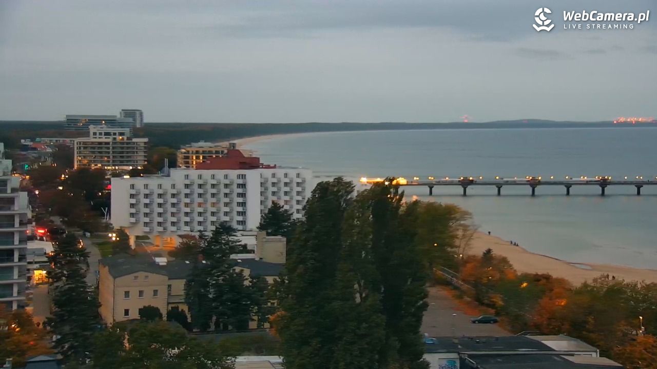 MIĘDZYZDROJE - widok panoramiczny - 25 październik 2025, 17:53