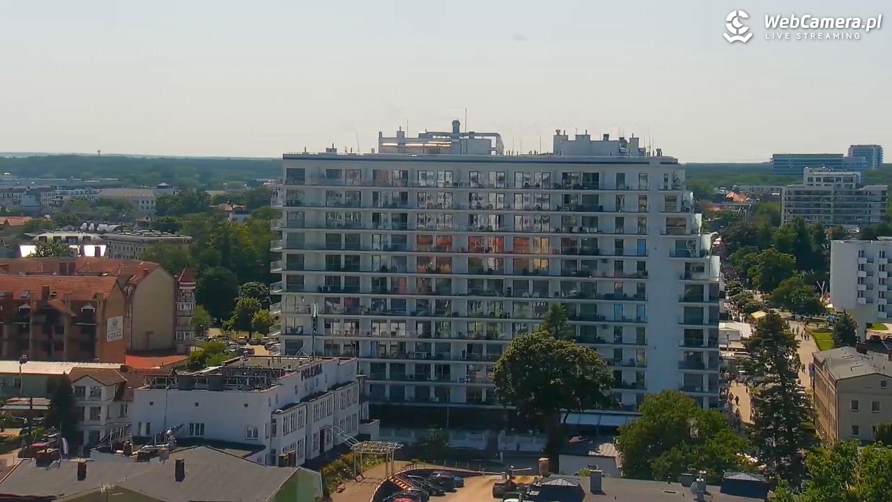 MIĘDZYZDROJE - widok panoramiczny - 21 czerwiec 2025, 14:15