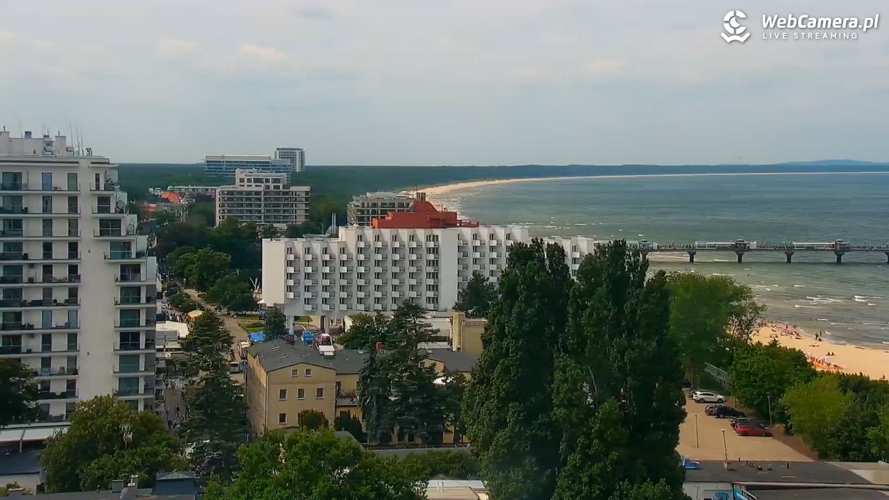 MIĘDZYZDROJE - widok panoramiczny - 23 czerwiec 2025, 12:08