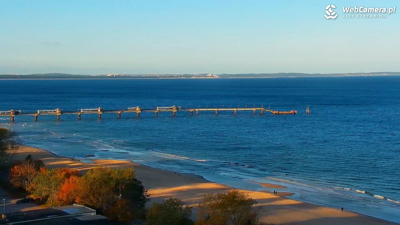 MIĘDZYZDROJE - widok panoramiczny - 26 październik 2025, 08:25