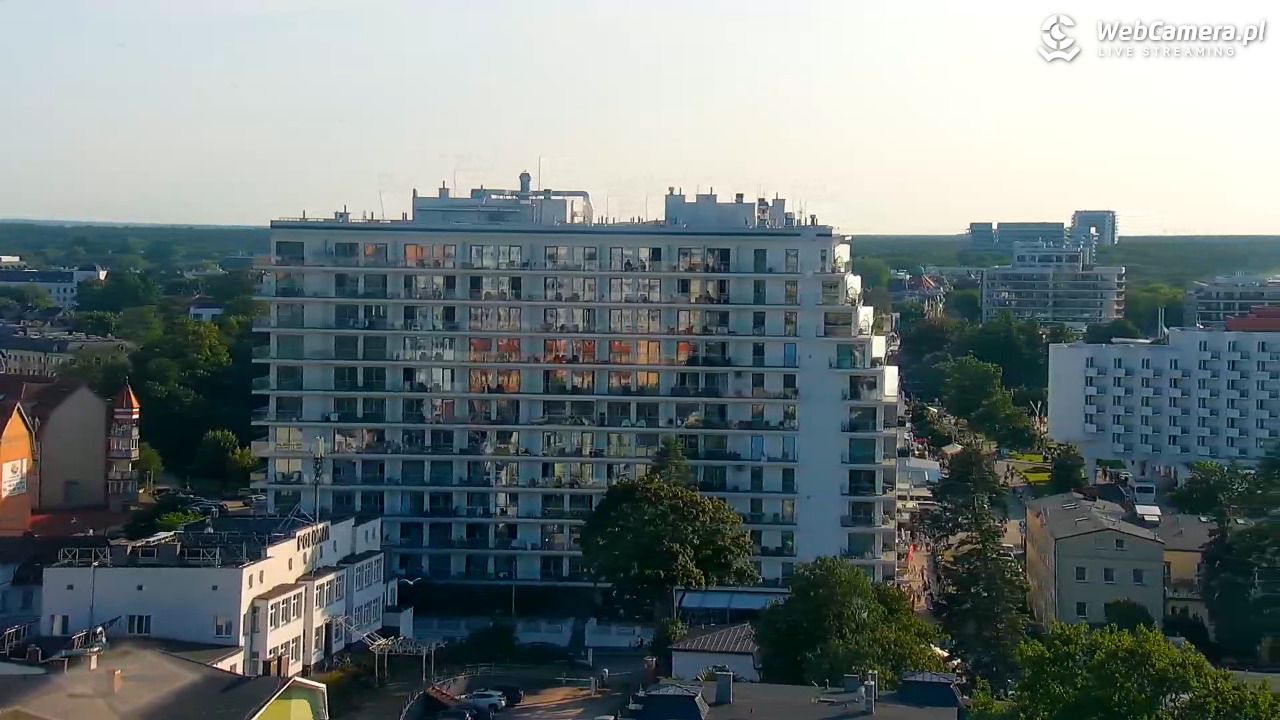 MIĘDZYZDROJE - widok panoramiczny - 21 czerwiec 2025, 18:17