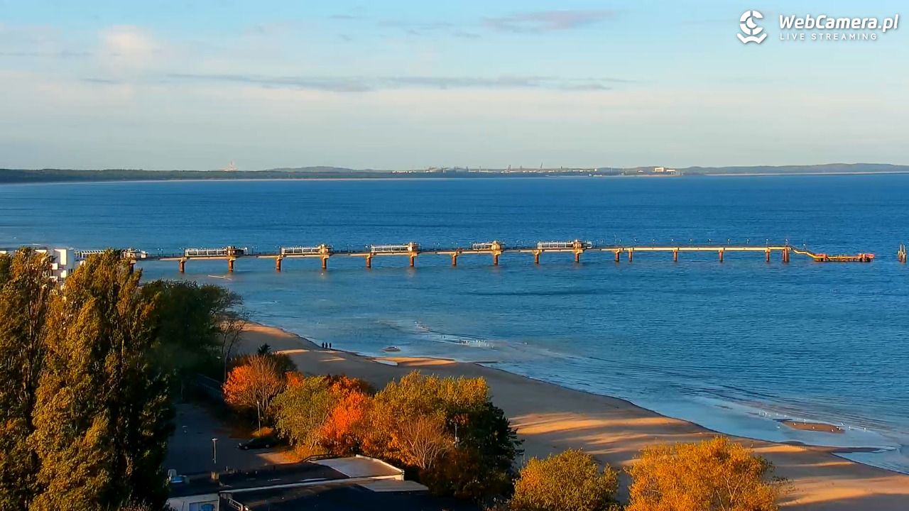 MIĘDZYZDROJE - widok panoramiczny - 25 październik 2025, 09:05