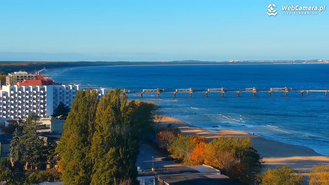 MIĘDZYZDROJE - widok panoramiczny - 26 październik 2025, 08:29