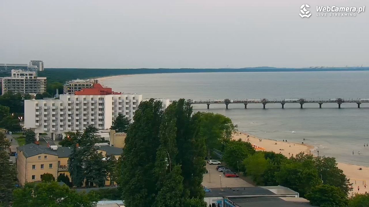 MIĘDZYZDROJE - widok panoramiczny - 22 czerwiec 2025, 21:02