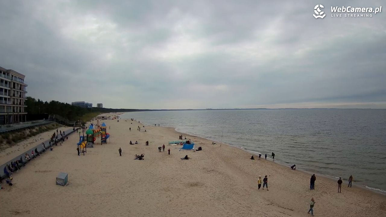 Międzyzdroje - widok na plażę - 26 wresień 2026, 15:58