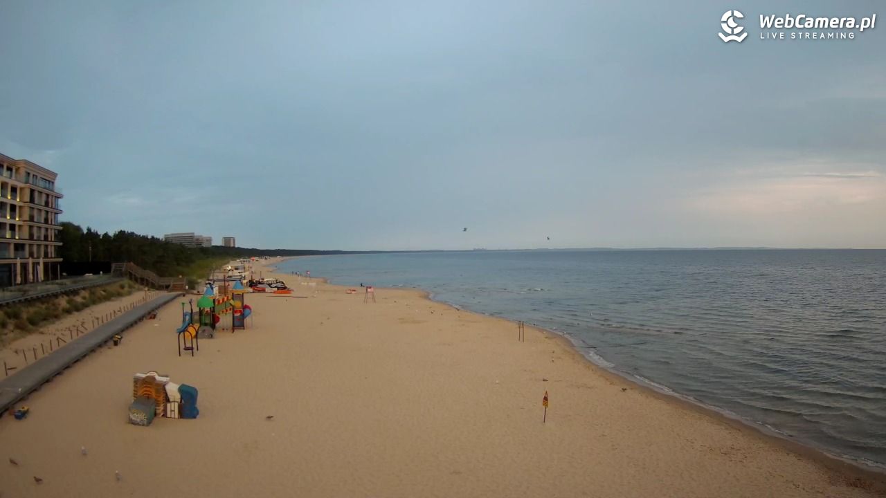 Międzyzdroje - widok na plażę - 10 sierpień 2026, 05:58