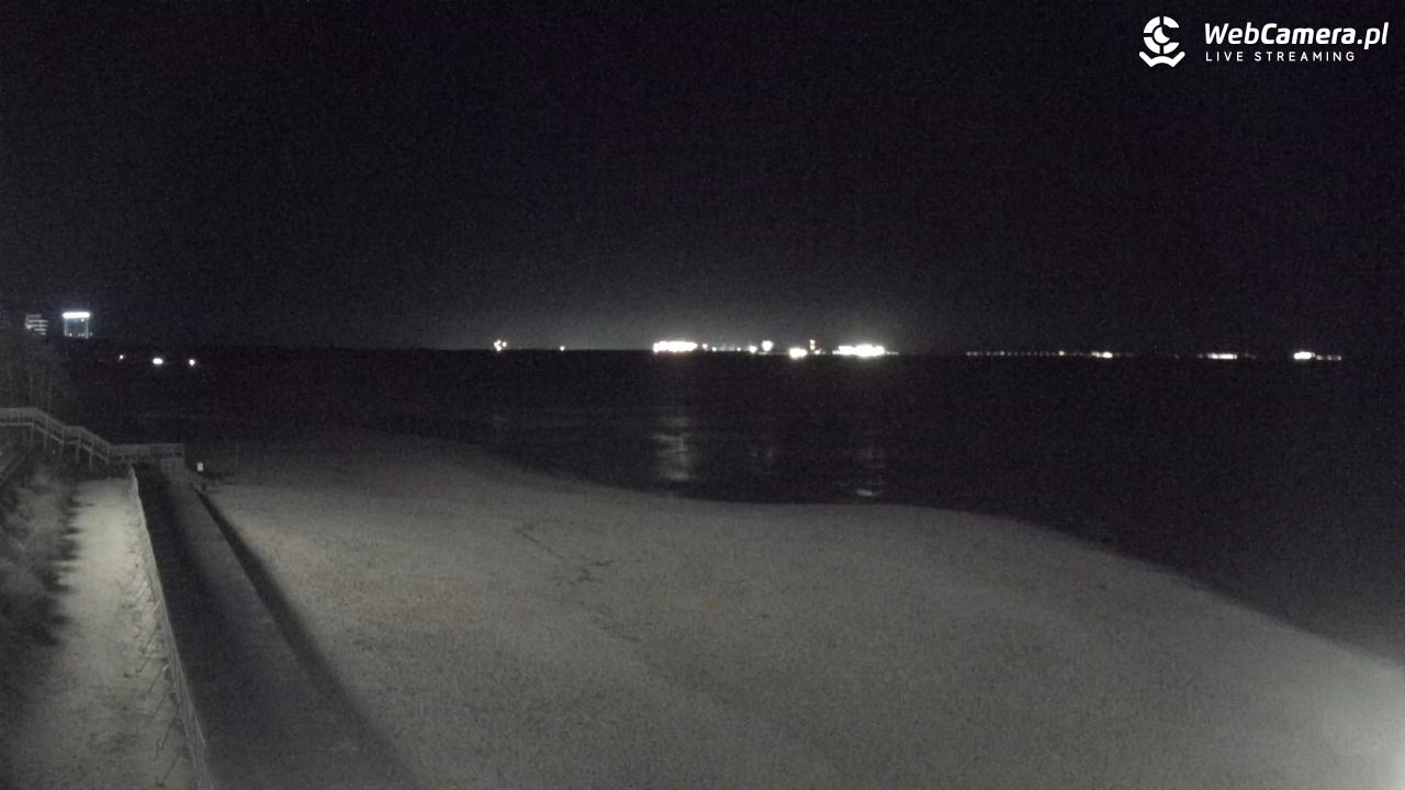 Międzyzdroje - widok na plażę - 19 październik 2025, 23:27