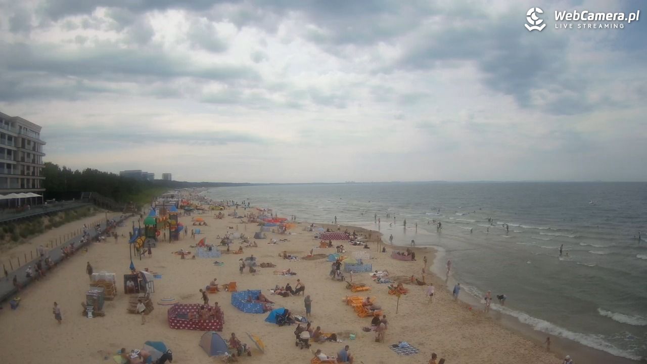 Międzyzdroje - widok na plażę - 21 czerwiec 2026, 14:45