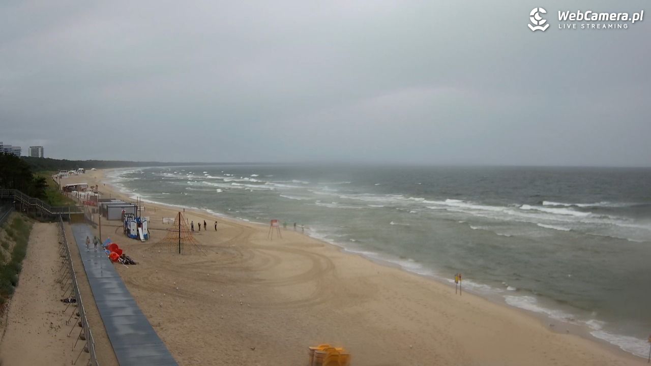 Międzyzdroje - widok na plażę - 09 czerwiec 2025, 10:16