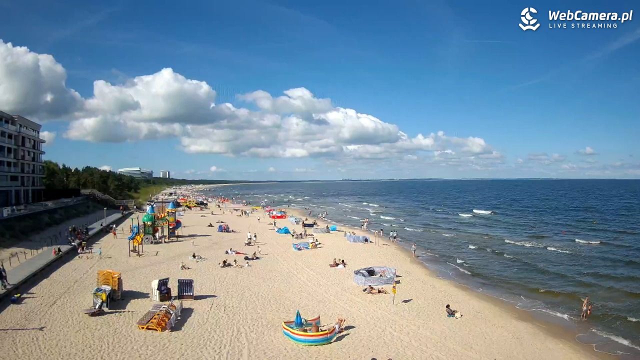 Międzyzdroje - widok na plażę - 08 sierpień 2026, 10:11