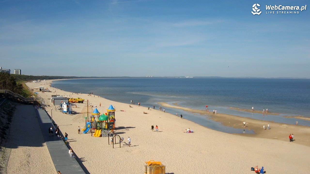 Międzyzdroje - widok na plażę - 03 maj 2026, 09:55