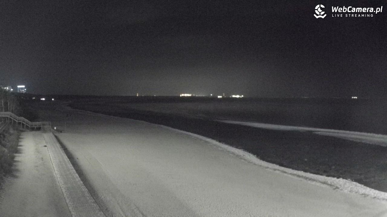 Międzyzdroje - widok na plażę - 24 styczeń 2026, 18:41