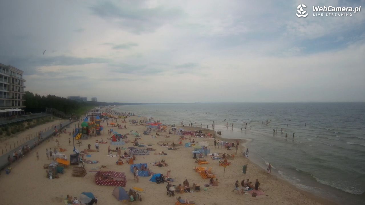 Międzyzdroje - widok na plażę - 21 czerwiec 2026, 14:26