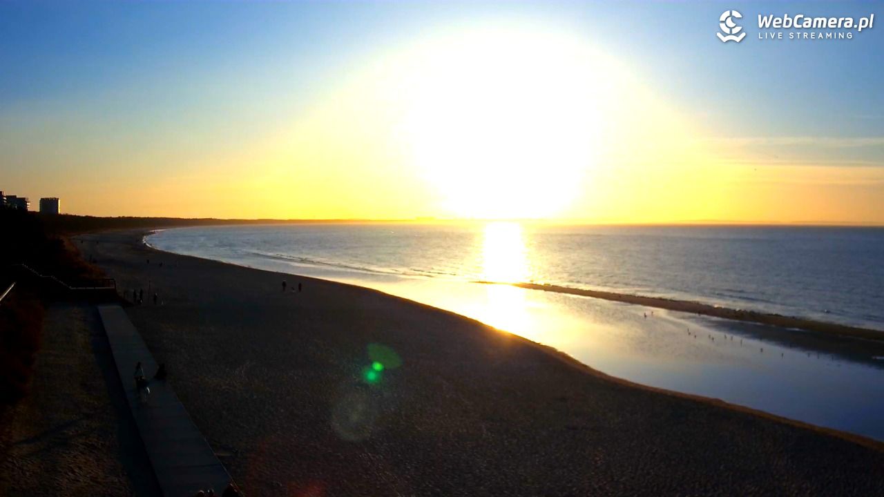 Międzyzdroje - widok na plażę - 17 marzec 2026, 17:35