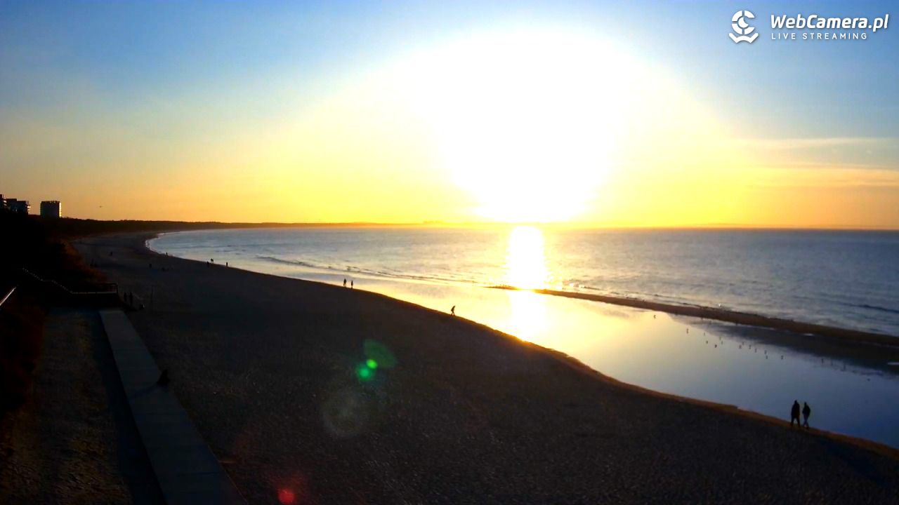 Międzyzdroje - widok na plażę - 17 marzec 2026, 17:38