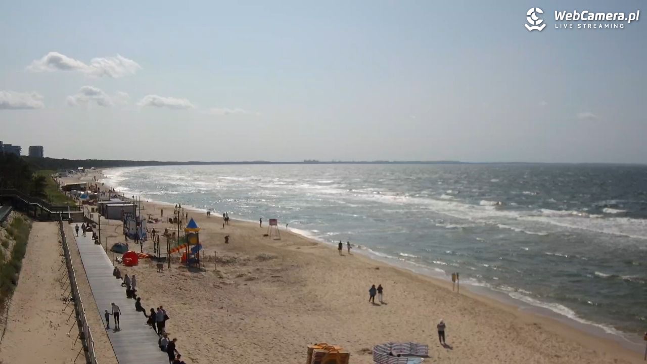 Międzyzdroje - widok na plażę - 11 czerwiec 2025, 15:41