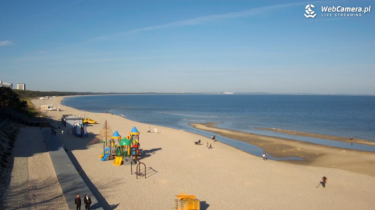 Międzyzdroje - widok na plażę - 03 maj 2026, 08:03
