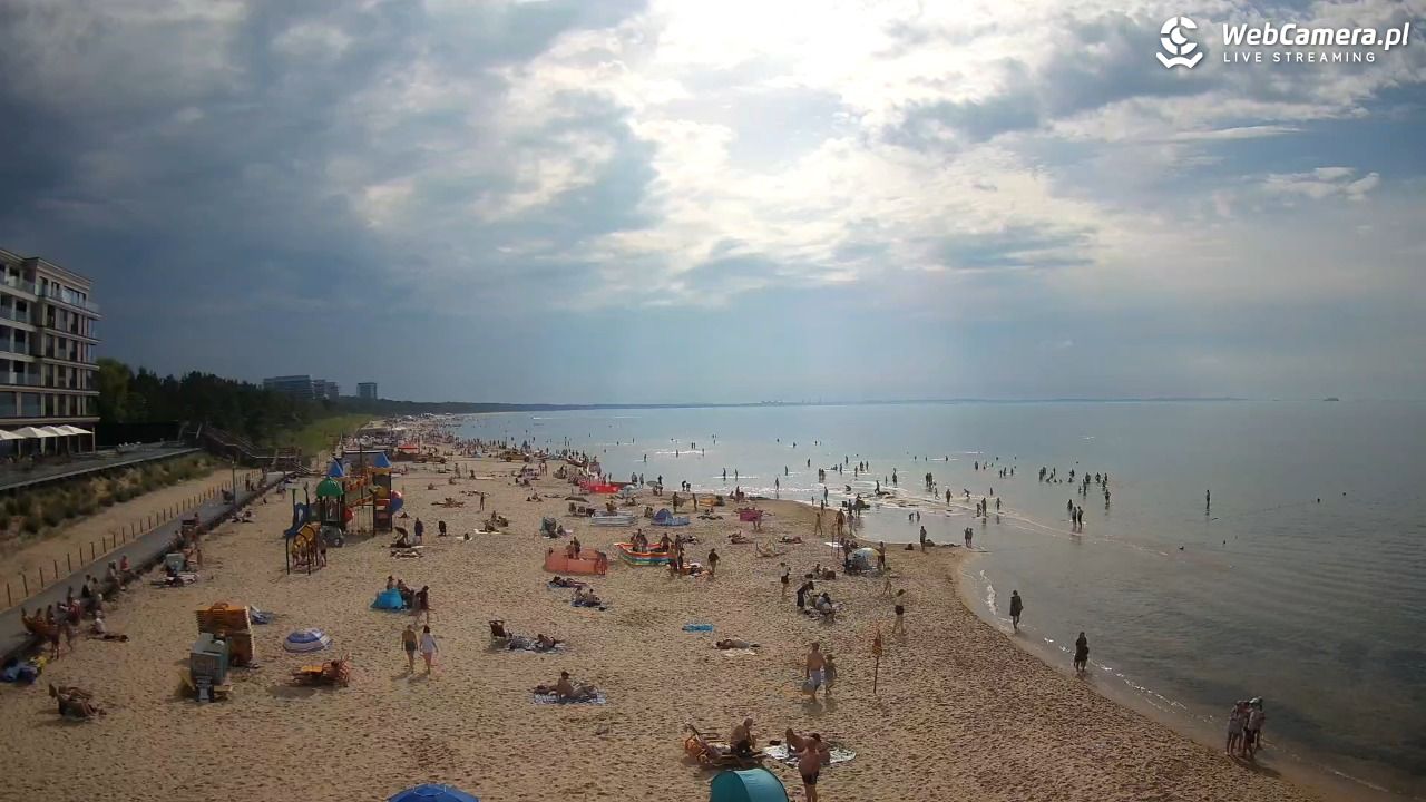 Międzyzdroje - widok na plażę - 20 czerwiec 2026, 16:47