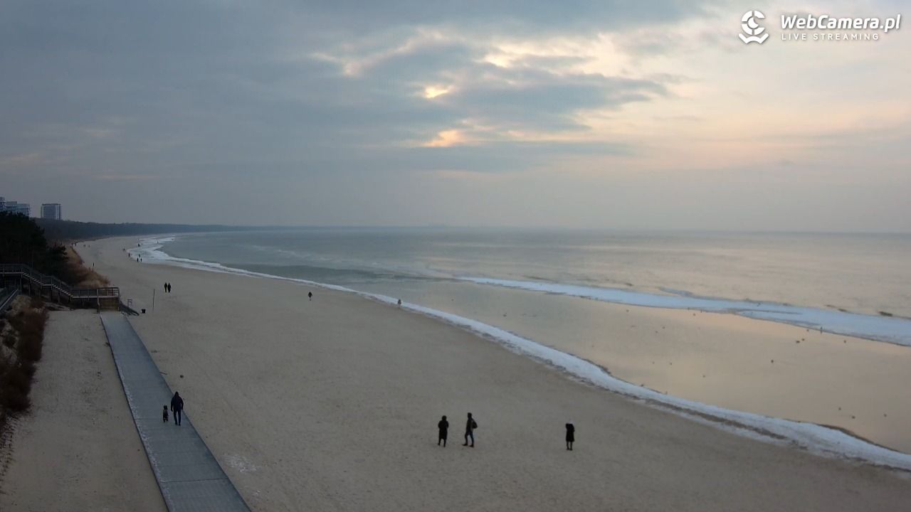 Międzyzdroje - widok na plażę - 25 styczeń 2026, 15:39