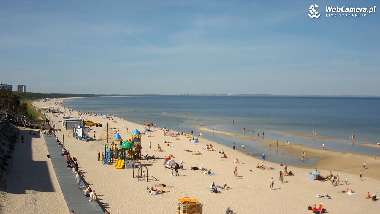 Międzyzdroje - widok na plażę - 03 maj 2026, 10:51