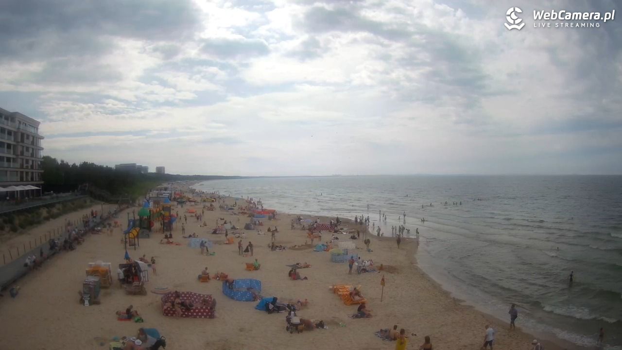 Międzyzdroje - widok na plażę - 21 czerwiec 2026, 15:18