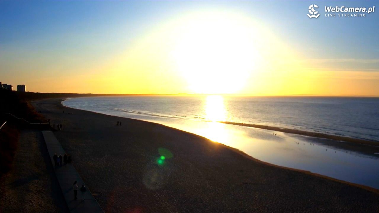 Międzyzdroje - widok na plażę - 17 marzec 2026, 17:34