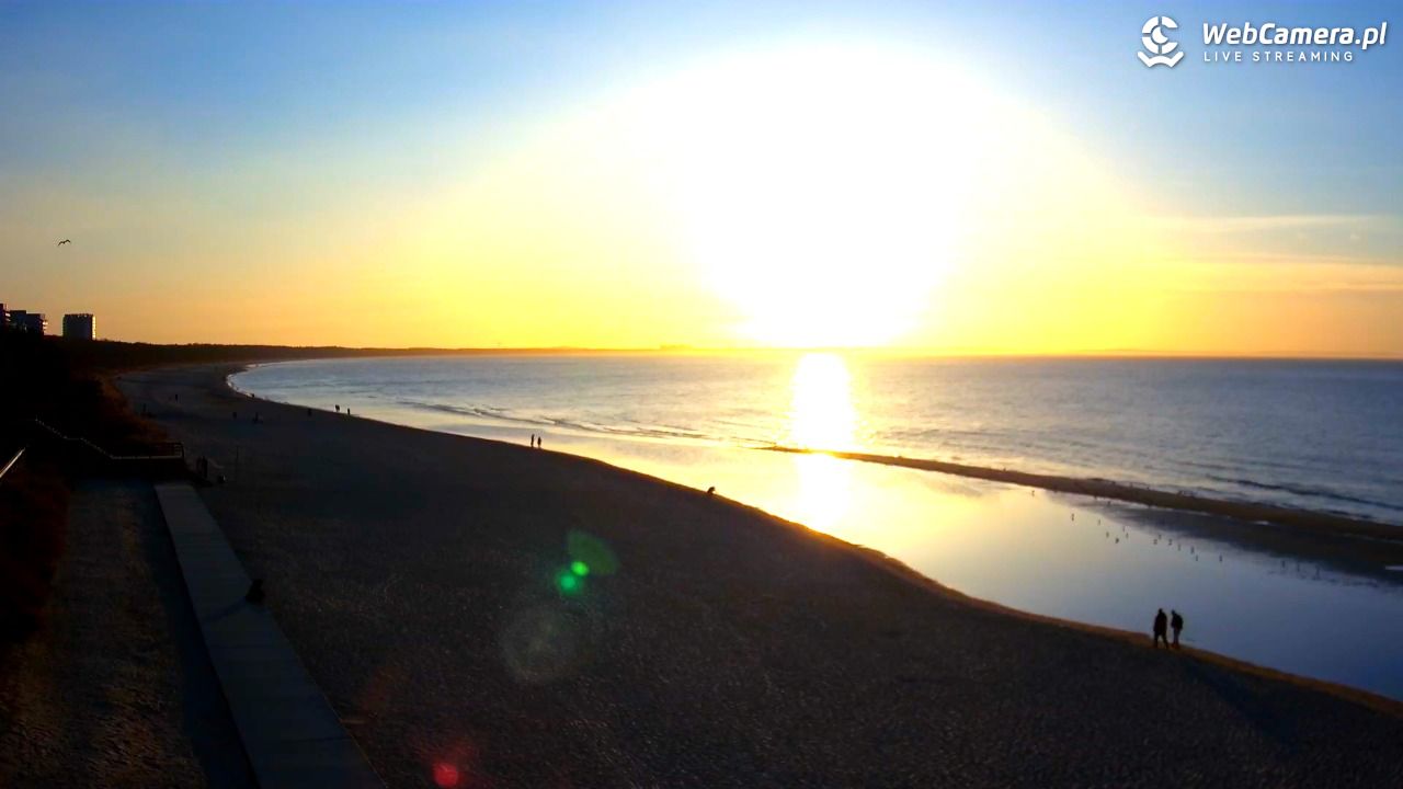 Międzyzdroje - widok na plażę - 17 marzec 2026, 17:39