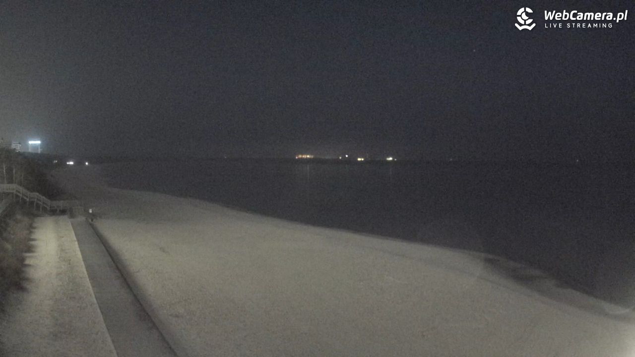 Międzyzdroje - widok na plażę - 04 grudzień 2025, 20:43