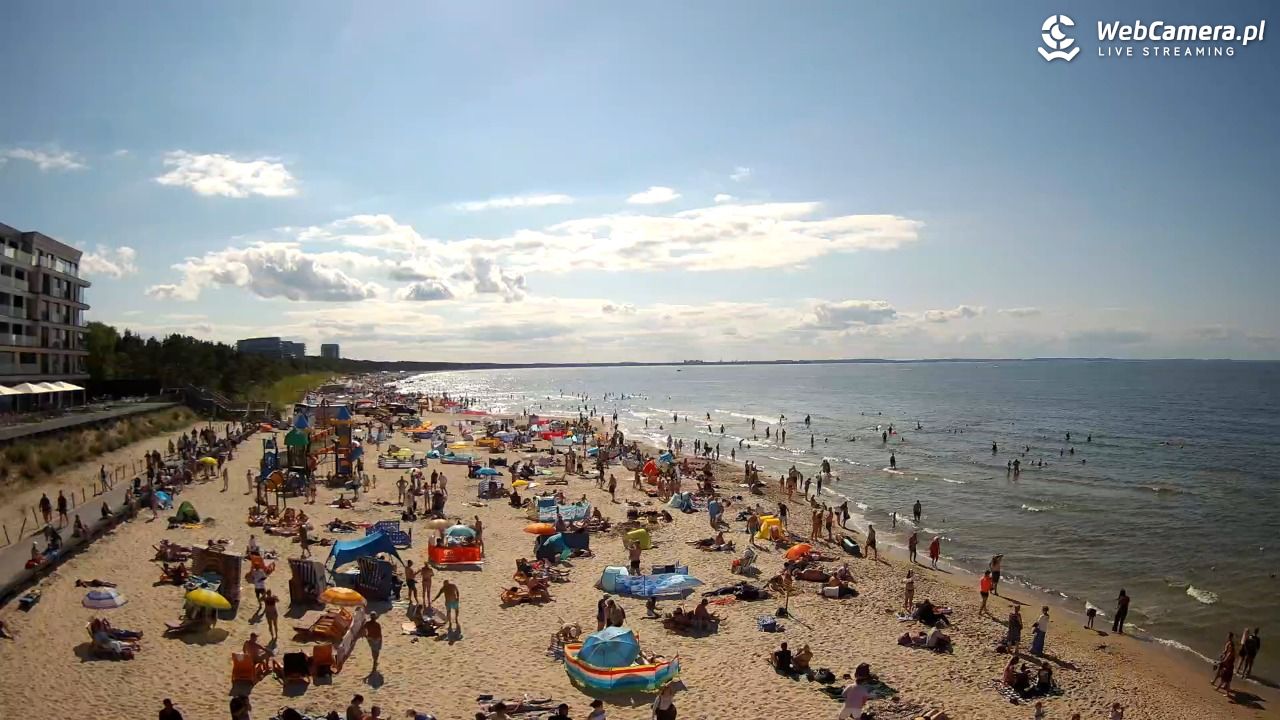 Międzyzdroje - widok na plażę - 08 sierpień 2026, 16:03