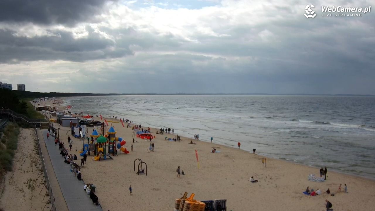 Międzyzdroje - widok na plażę - 06 sierpień 2025, 15:08