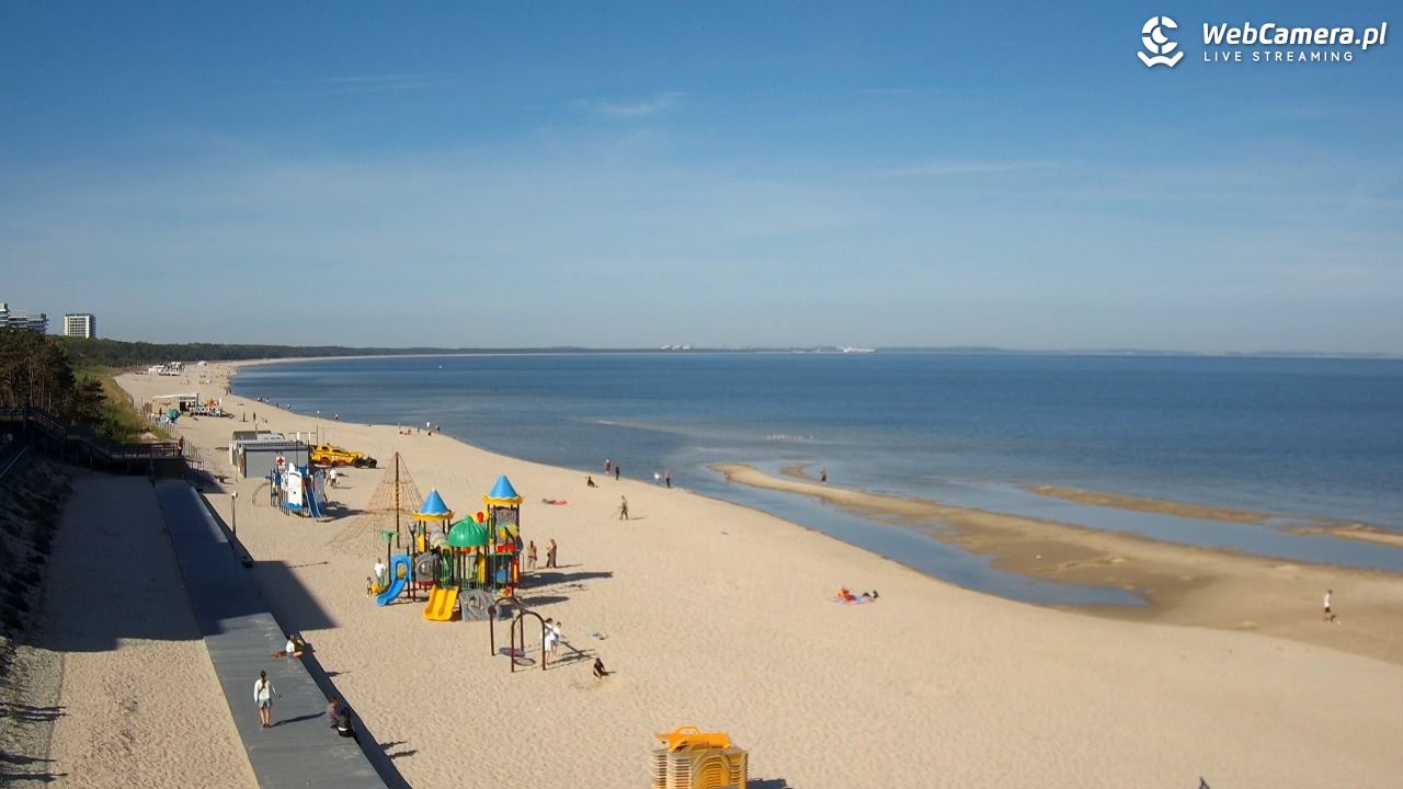 Międzyzdroje - widok na plażę - 03 maj 2026, 09:30