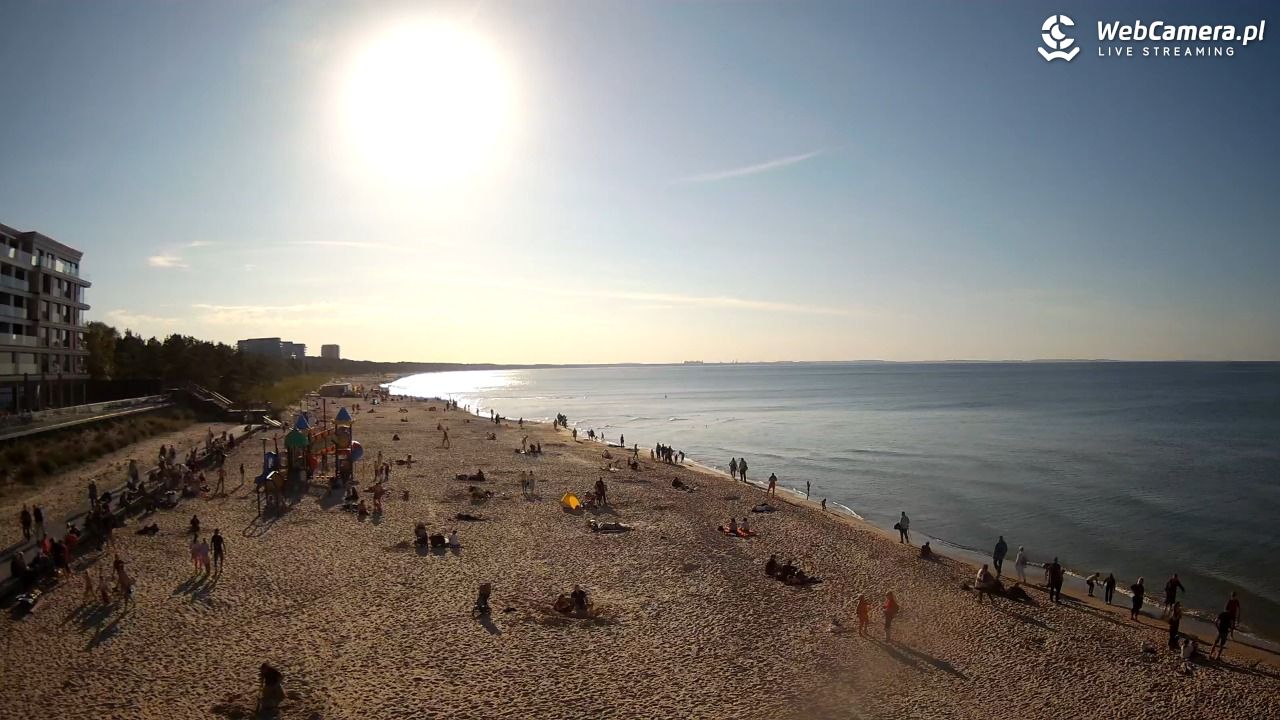 Międzyzdroje - widok na plażę - 27 wresień 2026, 16:27