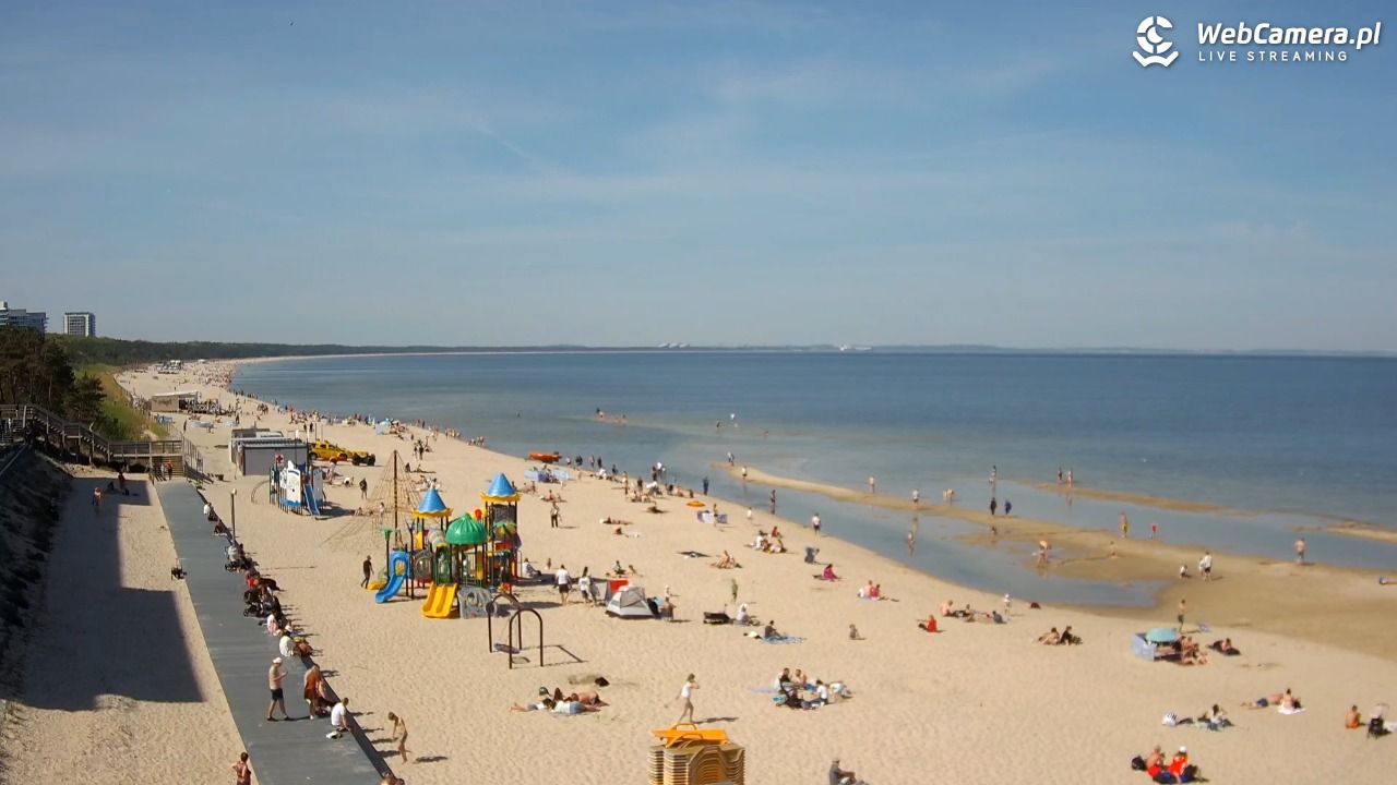 Międzyzdroje - widok na plażę - 03 maj 2026, 10:50