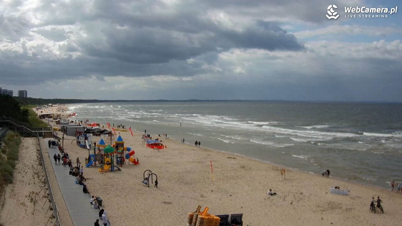 Międzyzdroje - widok na plażę - 06 sierpień 2025, 15:01
