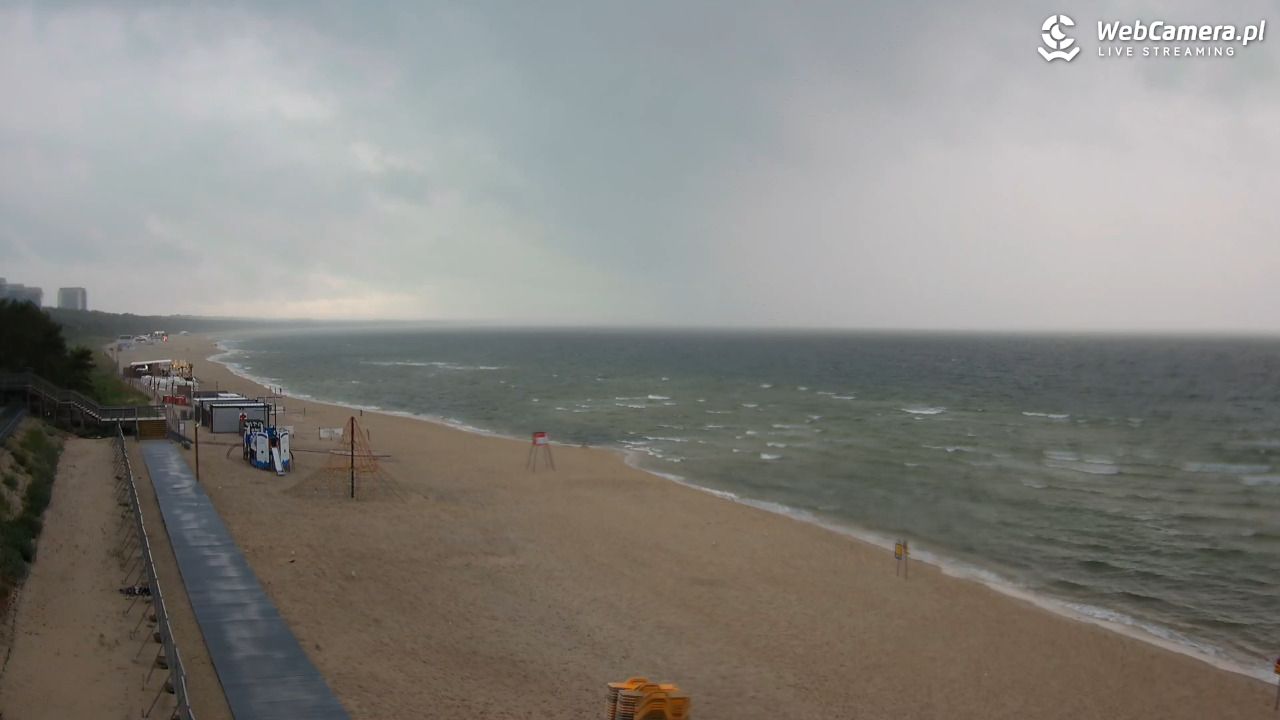 Międzyzdroje - widok na plażę - 08 czerwiec 2025, 18:56